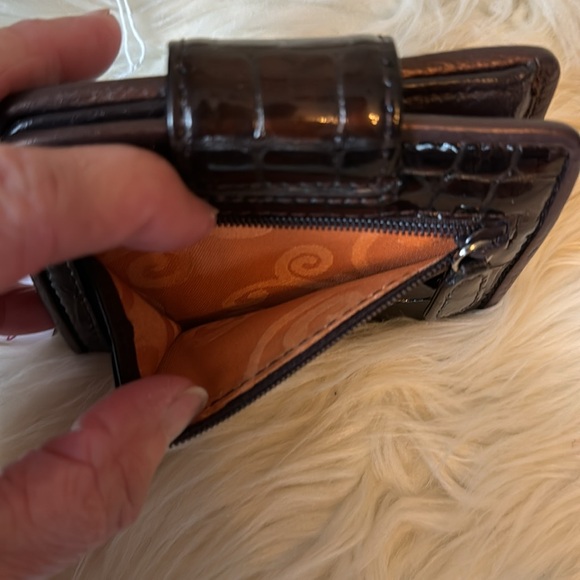 Brighton Patten Leather Wallet Vintage 90’s - Picture 3 of 7